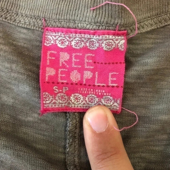 COPY - Women's VINTAGE Free People Beaded Collar Tunic Top - Sz. S - Picture 4 of 4